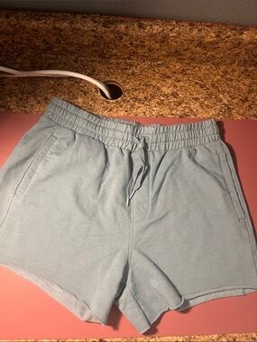 Women’s Light green Casual Lounge Shorts - Elastic Waist